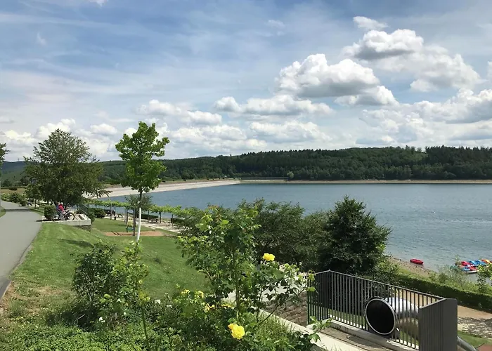 Sorpesee Mit Panoramablick * Langscheid (North Rhine-Westphalia)